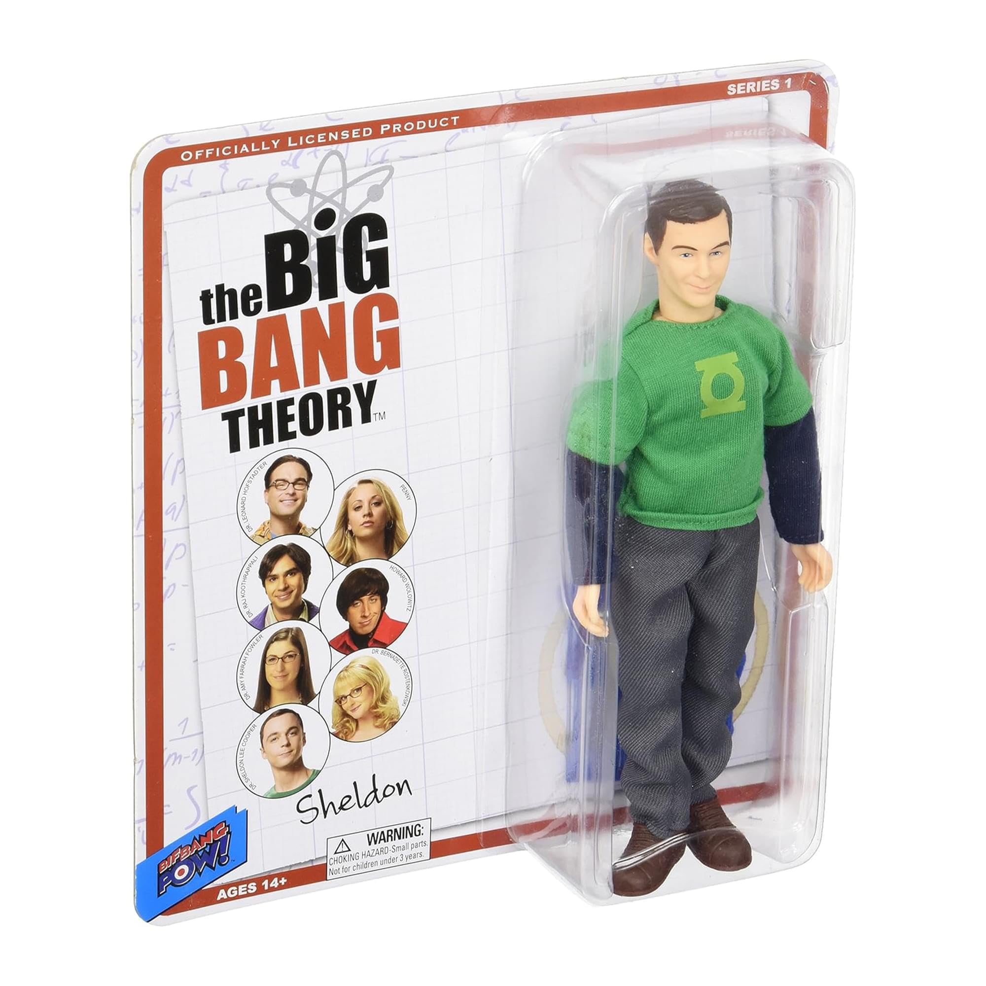 Amazon.com: Big Bang Theory Sheldon Green Lantern/Superman 8-Inch